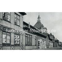 3510_223 Alte Bilder vom St. Pauli Fischmarkt - Fischauktionshalle ca. 1906. | St. Pauli Fischmarkt - Strassen + Plaetze in Hamburg Altona.